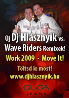 Újabb Dj Hlásznyik vs. Wave Riders remixek! Work 2009! Move It! Töltsd le most!